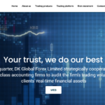 DK Global Forex homepage