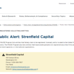 Strenfield Capital scam warning