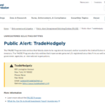 TradeHedgely scam warning